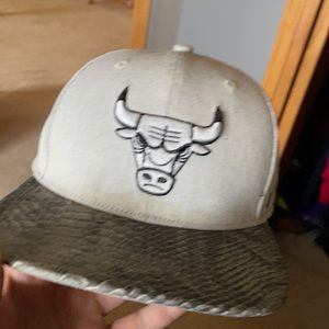 Chicago bull snake skin hat